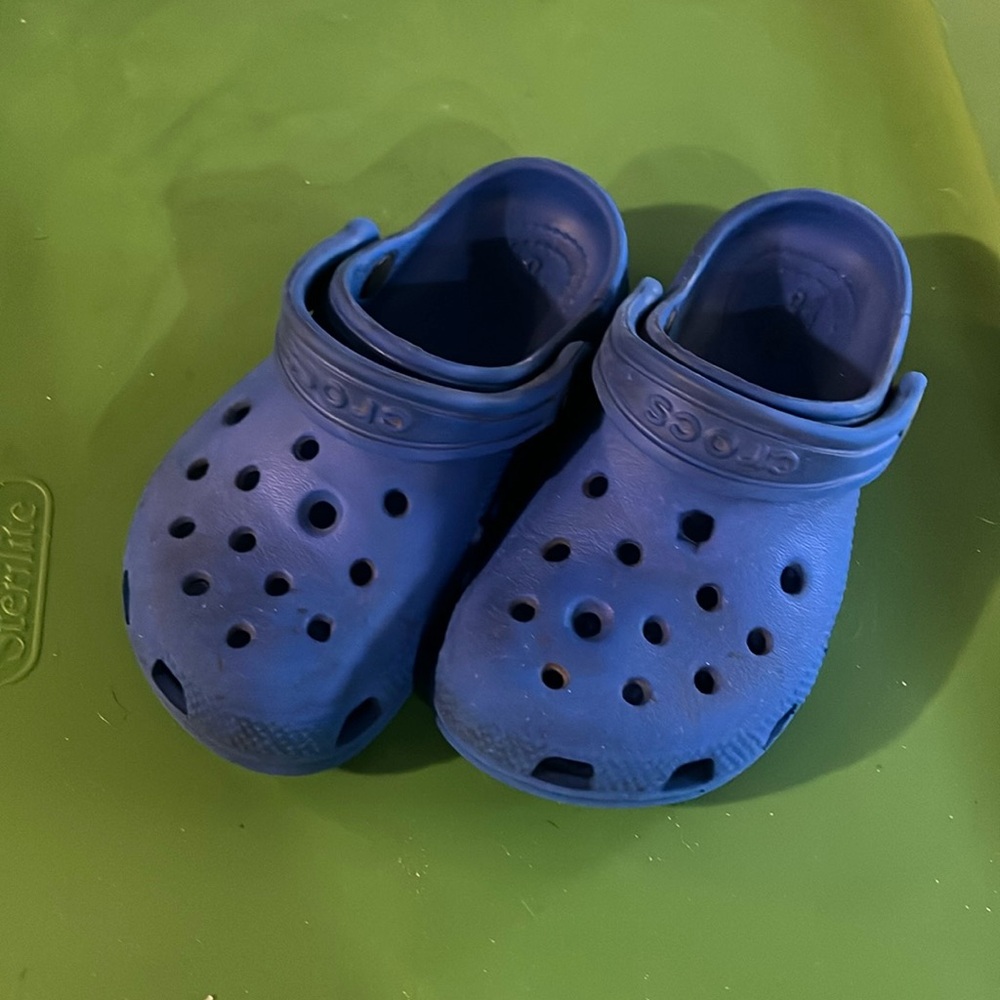Blue Crocs